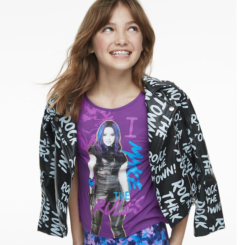 Disney Descendants “Rock the Town” Moto Jacket